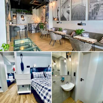 Thruster Hostel - Rooms, Kitchen, Chill-Out Zone-Netflix, Lobby-Netflix (ul. Świętojańska 135 81-404 Gdynia)