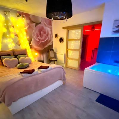 Photo COSY & SPA Appartement Luxe JACUZZI SAUNA Suite Cristal