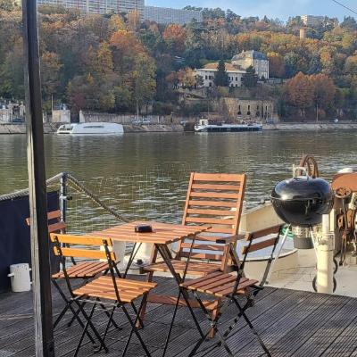 Appartement dans Péniche atypique et idyllique à Confluence (45 Quai Rambaud 69002 Lyon)