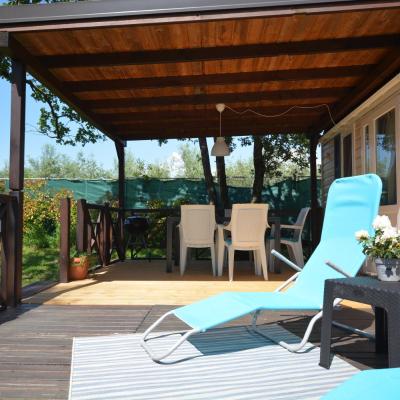 West Coast Mobilhome with XXL Terrace in Naturist Resort Solaris FKK (Solaris 1 52465 Poreč)