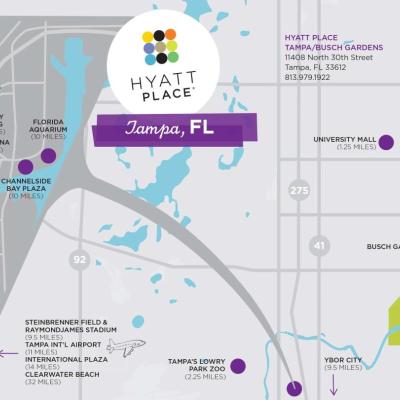 Hyatt Place Tampa Busch Gardens (11408 North 30th Street FL 33612 Tampa)