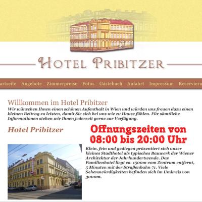 Hotel Pribitzer (Rennweg 82 Lissagasse 1 1030 Vienne)