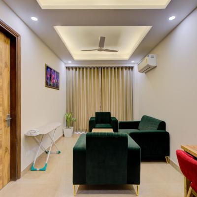 1 BHK Serviced Apartments Near Millennium City Centre Gurugram with Private Washing Machine (Lotus Avenue 122002 Gurgaon)