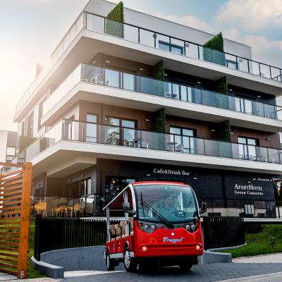 Aparthotel Green Concrete - nowy, ekologiczny hotel w Świnoujściu, Darmowy Bus Na Plażę, Free Shuttle Bus (3 Toruńska 72-600 Świnoujście)