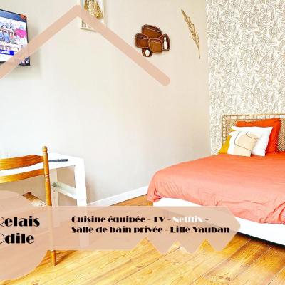 LeRelaisdOdile - Apparts Conforts - Lille Vauban (184 Rue Colbert 59800 Lille)