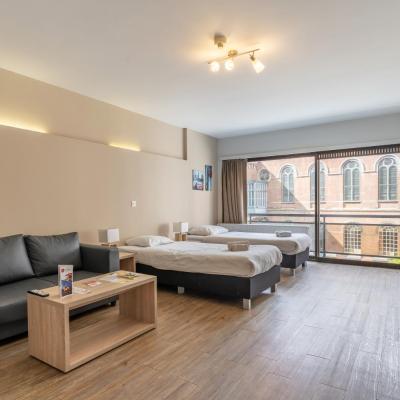 Room in Studio - Value Stay Residence Mechelen - Executive Studio Double (65 Lange Heergracht 2800 Malines)