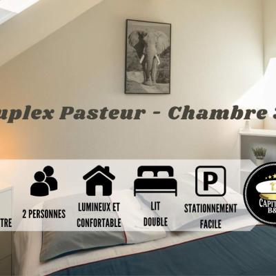 Duplex Pasteur - Chambre 3 - Chambre Privée (60 Avenue Pasteur 10000 Troyes)